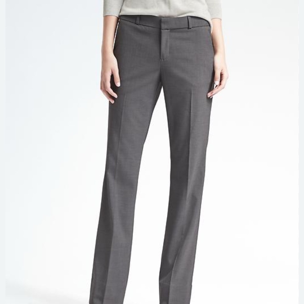 Banana Republic Logan Gray Dress Pants Size 14